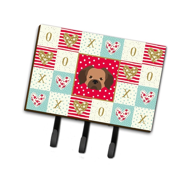 Carolines Treasures 6 x 2 x 9 in. Tibetan Spaniel Love Leash or Key Holder CK5240TH68 - main